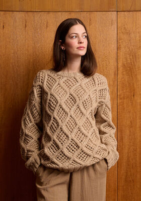 PULLOVER Cool Merino Big & Glamour fra Lana Grossa