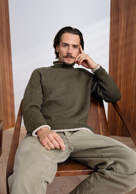 PULLOVER Landlust Naturwolle fra Lana Grossa