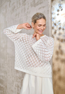PULLOVER Landlust Sommerseide fra Lana Grossa