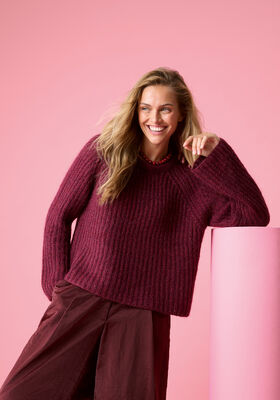 PULLOVER Ecopuno & Silkhair fra Lana Grossa