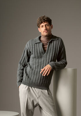 PULLOVER Cashmere Pure fra Lana Grossa
