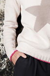 Lana Grossa SWEATER MED STJERNE Cool Wool Big
