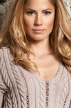 Lana Grossa SWEATER MED SNONINGER Cool Wool
