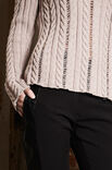 Lana Grossa SWEATER MED SNONINGER Cool Wool