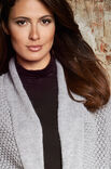 Lana Grossa JAKKE MED BROMBÆRMØNSTER Cool Wool Alpaca