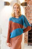 Lana Grossa MOHAIRSWEATER MED FARVEFELTER Silkhair