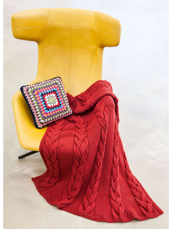 Lana Grossa PLAID MED SNONINGSSTRIBER Alta Moda Alpaca