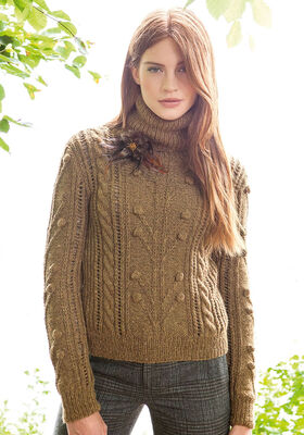 SNONINGSSWEATER Alta Moda Alpaca fra Lana Grossa