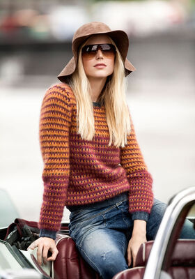 SWEATER Cashmere 16 Fine/Silkhair fra Lana Grossa