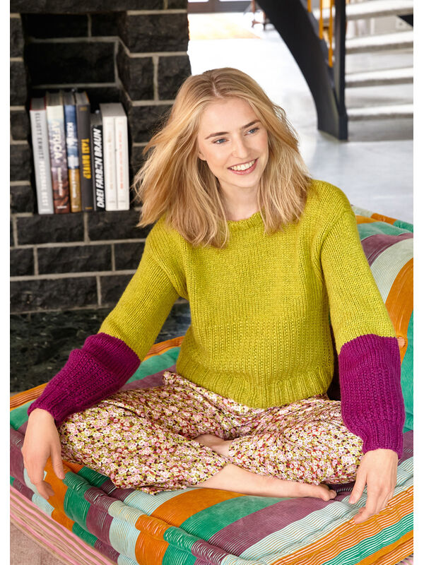 Lana Grossa PULLOVER Alta Moda Cashmere 16 - Strikkeopskrift (NO)