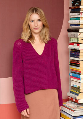 PULLOVER Cashmere 16 Fine - Strikkeopskrift (NO) fra Lana Grossa