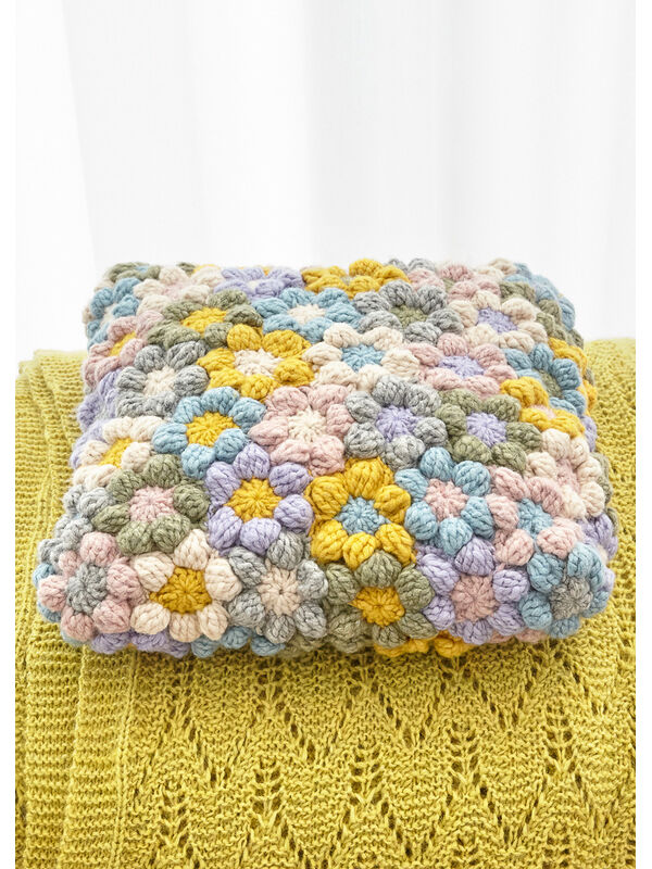 Lana Grossa PUDEBETRÆK Lala Berlin Lovely Cotton - Strikkeopskrift (DK)