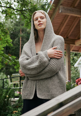 CARDIGAN Cool Merino - Strikkeopskrift (SE) fra Lana Grossa