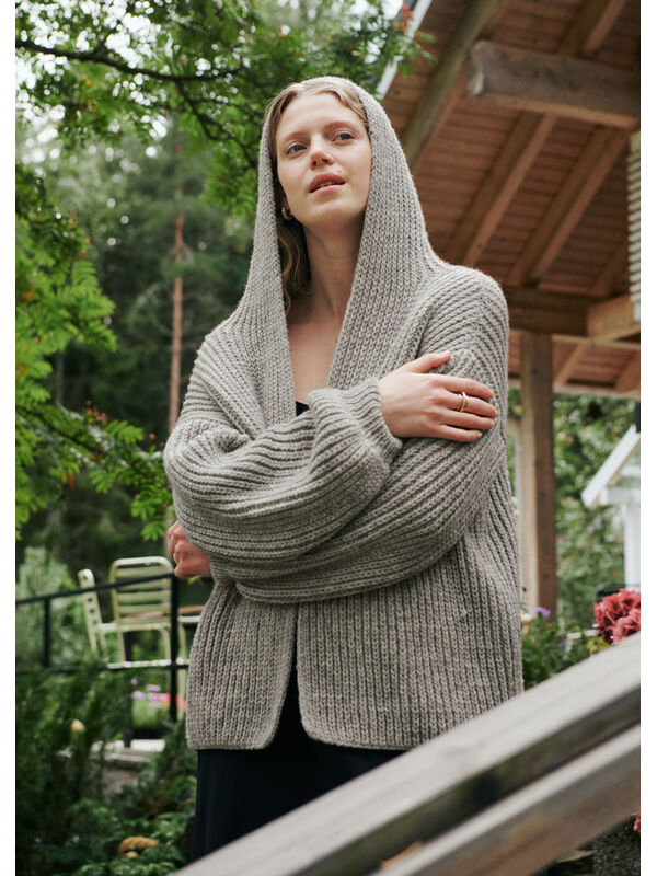 Lana Grossa CARDIGAN Cool Merino - Strikkeopskrift (SE)