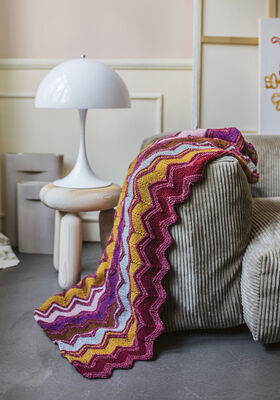 PLAID Cool Merino - Strikkeopskrift (SE) fra Lana Grossa