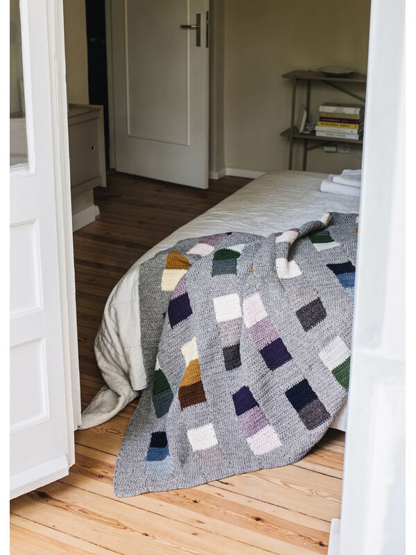 Lana Grossa HÆKLET PLAID Alta Moda Alpaca - Hækleopskrift (SE)