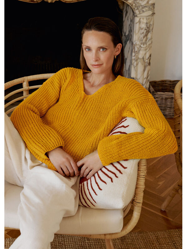 Lana Grossa PULLOVER Landlust Alpaka Merino 160 - Strikkeopskrift (SE)