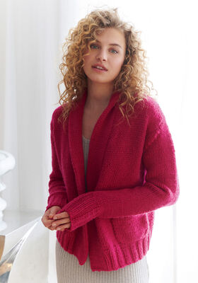 CARDIGAN Brigitte No. 5 Strikkeopskrift (SE) fra Lana Grossa