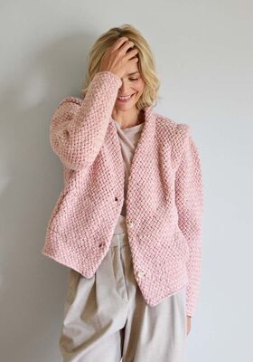 JAKKE Lala Berlin Lovely Cotton - Strikkeopskrift (SE) fra Lana Grossa