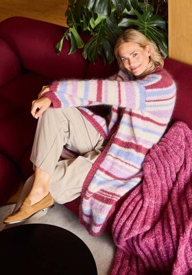 FRAKKE Mohair Moda - Strikkeopskrift (SE) fra Lana Grossa