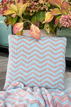 Lana Grossa PUDEBETRÆK I SIKSAKMØNSTER Brigitte No. 2