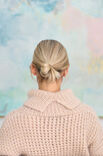 Lana Grossa PULLOVER MED RULLEKRAVE Nebbia & Silkhair