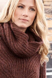 Lana Grossa Sweater med patent- og snoningsmønster Alta Moda Alpaca/Splendid