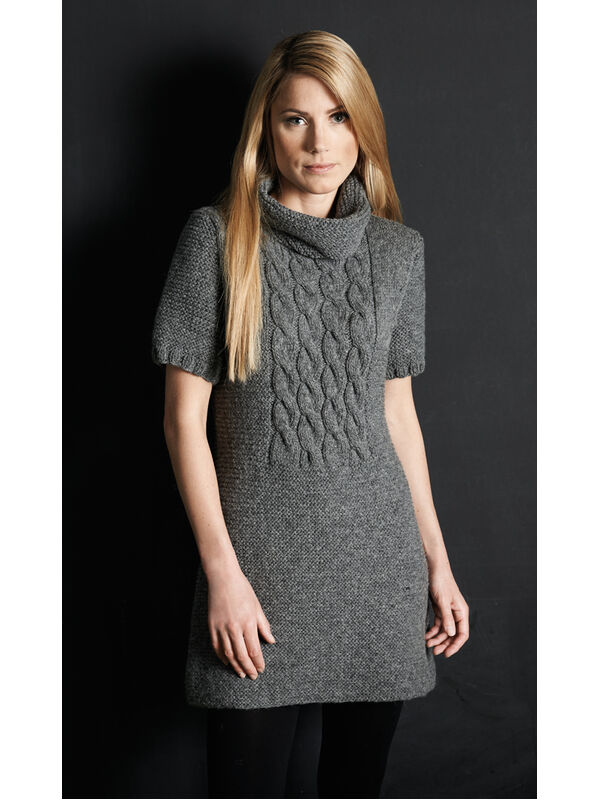 Lana Grossa KJOLE MED SNONINGSINDSATS Alta Moda Alpaca