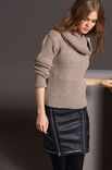 Lana Grossa SWEATER MED RIB OG PERLESTRIK Alta Moda Alpaca