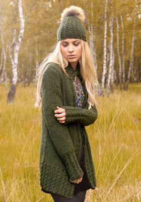 HUE MED SNONINGSMØNSTER Alta Moda Alpaca fra Lana Grossa