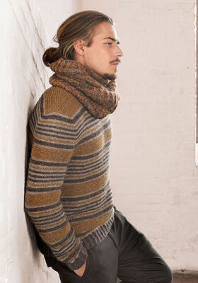 STRIBET SWEATER Alta Moda Alpaca fra Lana Grossa