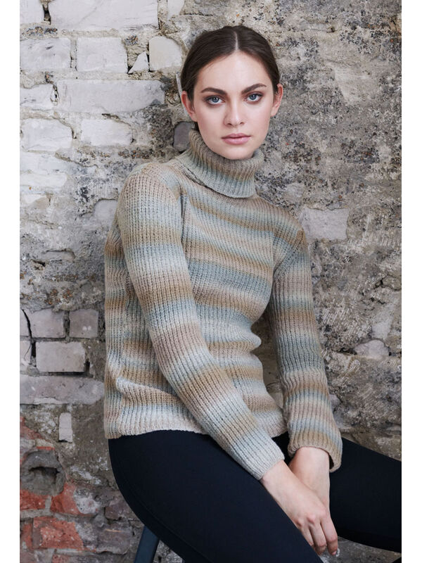 Lana Grossa SWEATER I HALVPATENT Cashmere 16 Fine Dégradé