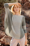 Lana Grossa SWEATER MED FLAGERMUSÆRMER Alta Moda Cotolana & Linarte