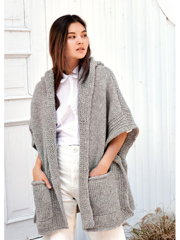 Lana Grossa HÆTTEPONCHO Lala Berlin Lovely Cotton