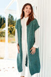 Lana Grossa GLATTSTRIKKET LANG VEST Lala Berlin Lovely Cotton & Brillino - Strikkeopskrift (NO)