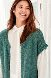 Lana Grossa GLATTSTRIKKET LANG VEST Lala Berlin Lovely Cotton & Brillino - Strikkeopskrift (NO)