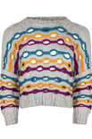 Lana Grossa PULLOVER MED RILLER-HULLMØNSTER Alta Moda Cashmere 16 - Strikkeopskrift (NO)