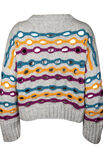 Lana Grossa PULLOVER MED RILLER-HULLMØNSTER Alta Moda Cashmere 16 - Strikkeopskrift (NO)