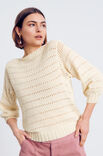 Lana Grossa SWEATER I HULMØNSTER Ecopuno