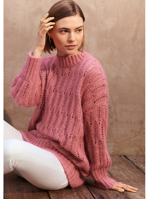 Lana Grossa SWEATER I AJOURMUSTER Linarte & Silkhair
