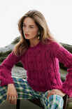 Lana Grossa PULLOVER Brigitte No. 2 - Strikkeopskrift (SE)