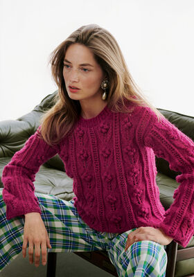 PULLOVER Brigitte No. 2 - Strikkeopskrift (SE) fra Lana Grossa