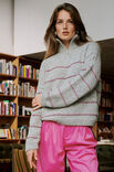 Lana Grossa PULLOVER Cool Merino & Brigitte No. 2 - Strikkeopskrift (SE)