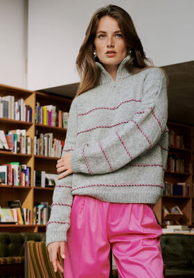 PULLOVER Cool Merino & Brigitte No. 2 - Strikkeopskrift (SE) fra Lana Grossa
