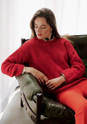 PULLOVER Brigitte No. 2 - Strikkeopskrift (SE) fra Lana Grossa
