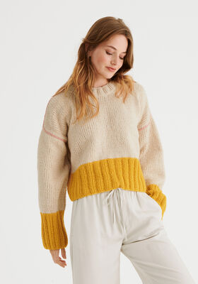 PULLOVER Lala Berlin Lovely Cotton Inserto fra Lana Grossa