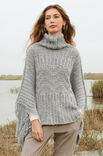 Lana Grossa PONCHO Alta Moda Cashmere 16 - Strikkeopskrift (SE)