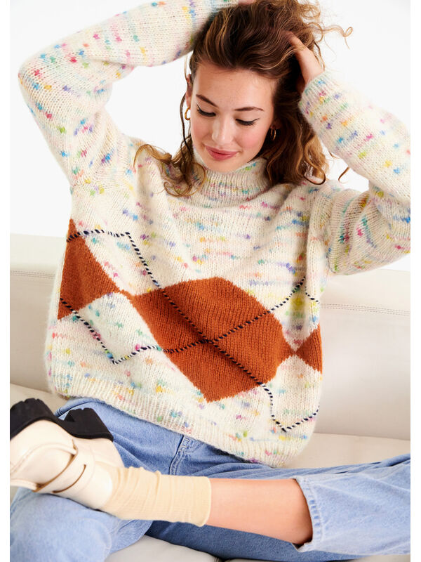 Lana Grossa PULLOVER Lala Berlin Lovely Cotton Inserto & Brigitte No. 2