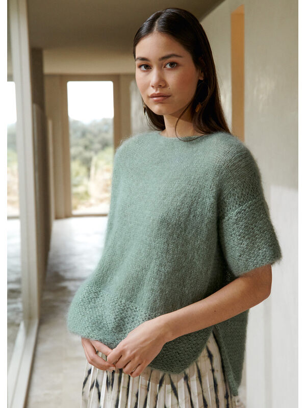 Lana Grossa PULLOVER Silkhair - Strikkeopskrift (SE)