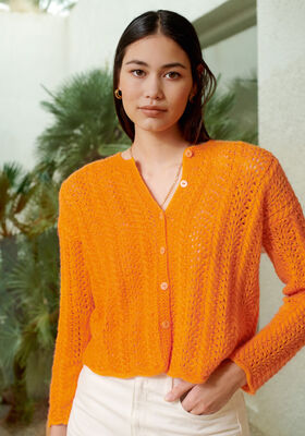 CARDIGAN Ecopuno fra Lana Grossa